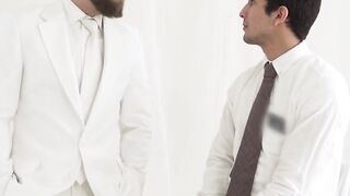 BoyMissionary.com - Mormon boy barebacked by a bearded elder after a serious, holy bl
