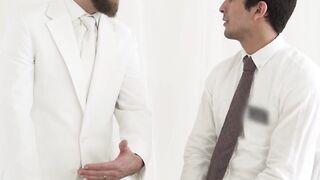 BoyMissionary.com - Mormon boy barebacked by a bearded elder after a serious, holy bl