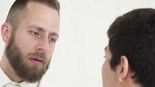 BoyMissionary.com - Mormon boy barebacked by a bearded elder after a serious, holy bl