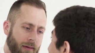BoyMissionary.com - Mormon boy barebacked by a bearded elder after a serious, holy bl