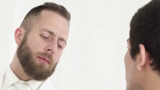 BoyMissionary.com - Mormon boy barebacked by a bearded elder after a serious, holy bl