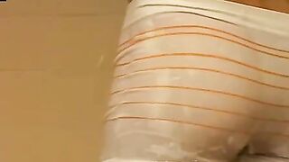 TwinkUndie.com - Jock's shower undies jerk off and powerful cum blast