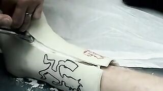 ToesXXX.com - Amateur twink's foot show and self-pleasure session