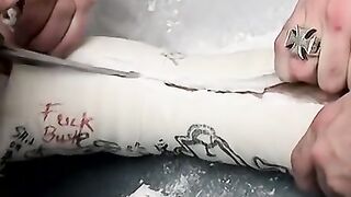 ToesXXX.com - Amateur twink's foot show and self-pleasure session