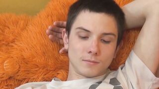 ForeskinFever.com - Eryk strokes his big foreskin covered dick with intense pleasure