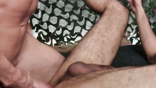 MilitaryHunk.com - Nick Clay pounds private raw after throat fuck