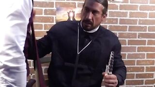 FatherXXX.com - Ecstasy of Absolution with anal play and raw fucking