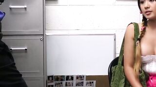 ShopliftersPunished.com - Phoebe Kalib's officer Rusty Nails big cock ride