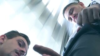 PlayingMen.com - Carter Dane's hole licked and fucked by suited Dato Foland