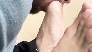 MaleFeetXXX.com - Monstah Mike restrained and bound in a fun foot worship session wit