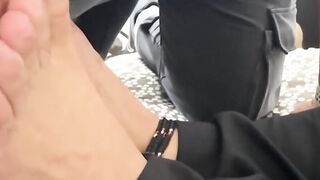 MaleFeetXXX.com - Monstah Mike restrained and bound in a fun foot worship session wit