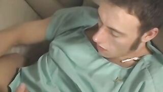 Twink Blake Bigalow does cock ride with jock and nuts on him