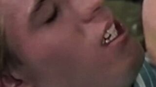 RetroDudes.com - Blonde retro Jeff Carson dominated by Tim Kramers mouth and huge coc