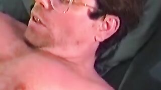 MenWorkinXXX.com - Arrogant old man strokes his small hairy tool solo