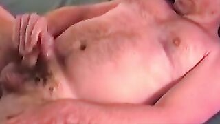 MenWorkinXXX.com - Arrogant old man strokes his small hairy tool solo