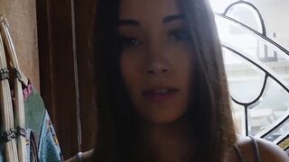 SisterLikesMe.com - Young babe Aria Lee sucking and fucking stepbro's big dick with e