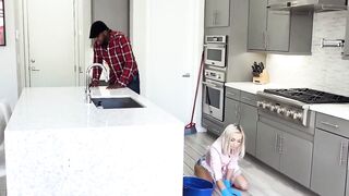 BlackCockLove.com - 18yo maid Chloe Temple fucks boss BBC after sloppy blowjob