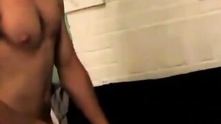 FuckingStraightBoys.com - Squirting shorthaired cutie enjoys rough mmf trio