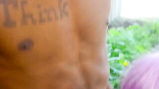 FuckingStraightBoys.com - Pretty amateur enjoys hard FMM threesome fuck