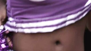 Hot ebony Daya Knight was incredibly aroused and fucked by a massive jock cock