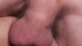 FuckThatHole.com - Ripped gay jock teases and bareback butt fucks his hung bud hard a