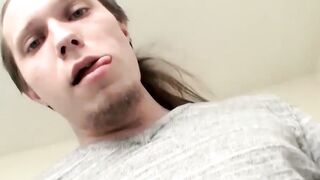 Str8Thugs.com - Gay toy initiation with a steamy self-sucking and hard cock stroking