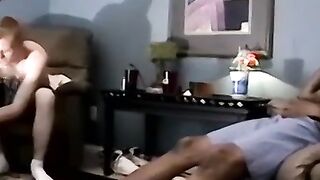 JoeSchmoeXXX.com - Good looking ebony dude is eager to gag on a giant boner