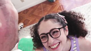 Petite teen Pixie Smalls is so wet from rough pussy pounding