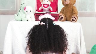 Petite teen Pixie Smalls is so wet from rough pussy pounding