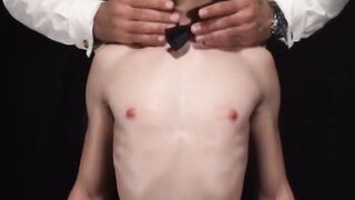 Legrand Wolf's massive cock slides into twink Austin Young's ass hole