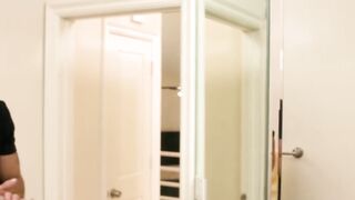 Redhead TS Ariel Demure seduce me with her dance before fucking her
