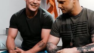 MilitaryHunk.com - Tyler destroys ass hole with big dick