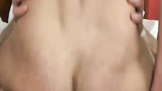 Hairy top Corbin Riley barebacks his bottom lover Aiden Woods and makes him jizz