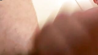 Kinky jock Potter masturbates before slurping cum solo