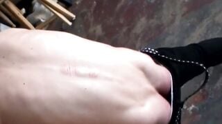 RealAltGuys.com - Amateur goth butt buddy wastes no time wanking his hard cock and mo