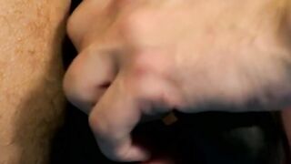 White twink gets the best blowjob from his black friend