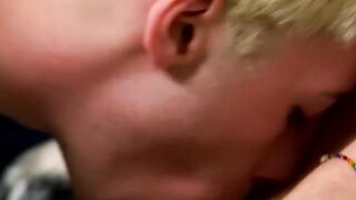 Young twink ass railed with hairy dick and loving it