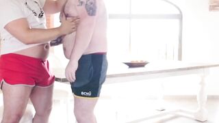HardcoreBears.com - Bear daddies enjoy rimming before bareback ass slamming hard