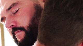 HardcoreBears.com - Bear daddies enjoy rimming before bareback ass slamming hard
