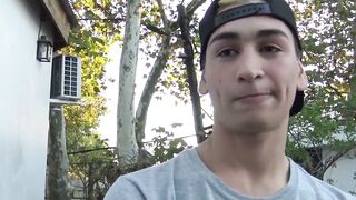 SayUncleNetwork.com - Inked jock's first time riding dick ends with a self-facial