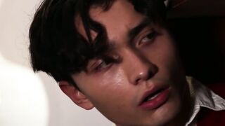 Beefy Archie Paige shoves his dick into Donovans tight asshole