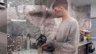 Lusty Rob Quin masturbates on his stepuncle Papi Marcos hard boner