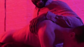 SayUncleNetwork.com - Cute twink Joe Ex's raw anal workout on Lawrence Portland's mas