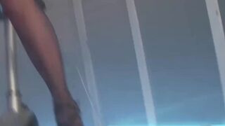 Busty Romana Ryder is pussy banged on and off her stationary bike