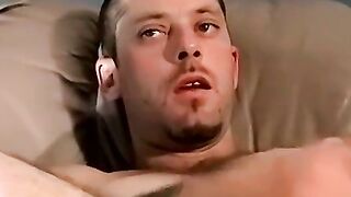 JoeSchmoeXXX.com - Nasty tattooed butt slut plays with his tiny little prick