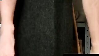 ToesXXX.com - Jocks' side-by-side jerk off with toe-focused climax