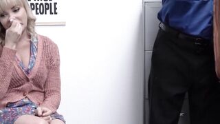 MILF Dana Dearmond moans while having herself smashed roughly by an officer