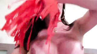 TranssexualNetwork.com - Monique Martin's brunette allure with big shemale dick