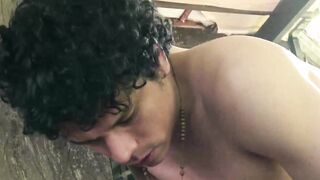 Hot stud Radison worships my cock and awaits the blessings of my cum Hoe 2