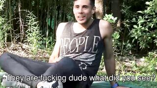 My horny friends Gus and others awakens our wild desires by pounding each other